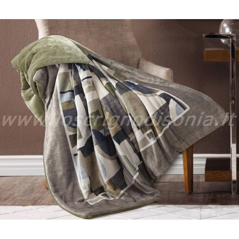 PLAID SOFFIO PICASSO TORTORA