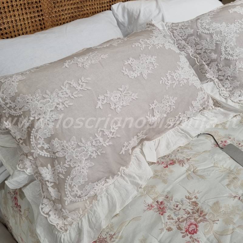 copriguanciali shabby chic chez moi lino