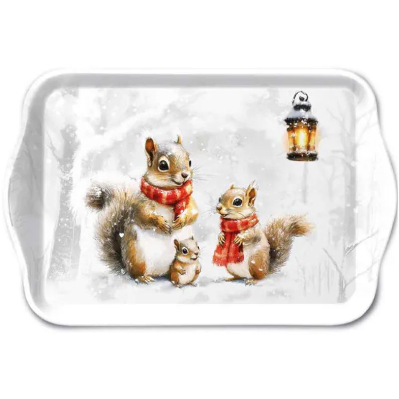 Vassoietto in Melamina 13x21 cm Squirrel Family Ambiente