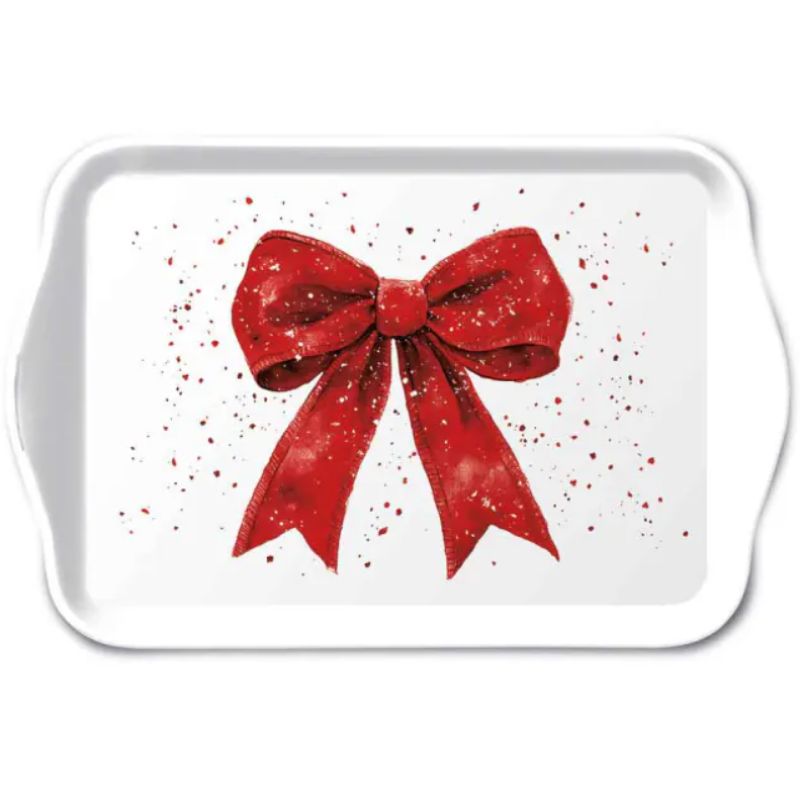 Vassoietto in Melamina 13x21 cm Fiocco Rosso Ambiente