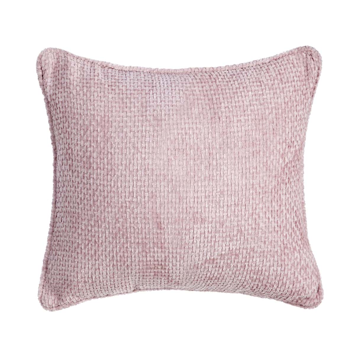 Cuscino Arredo in Velluto 45x45 cm – Blanc Mariclò Serie Morbido Sonno - Colore Rosa