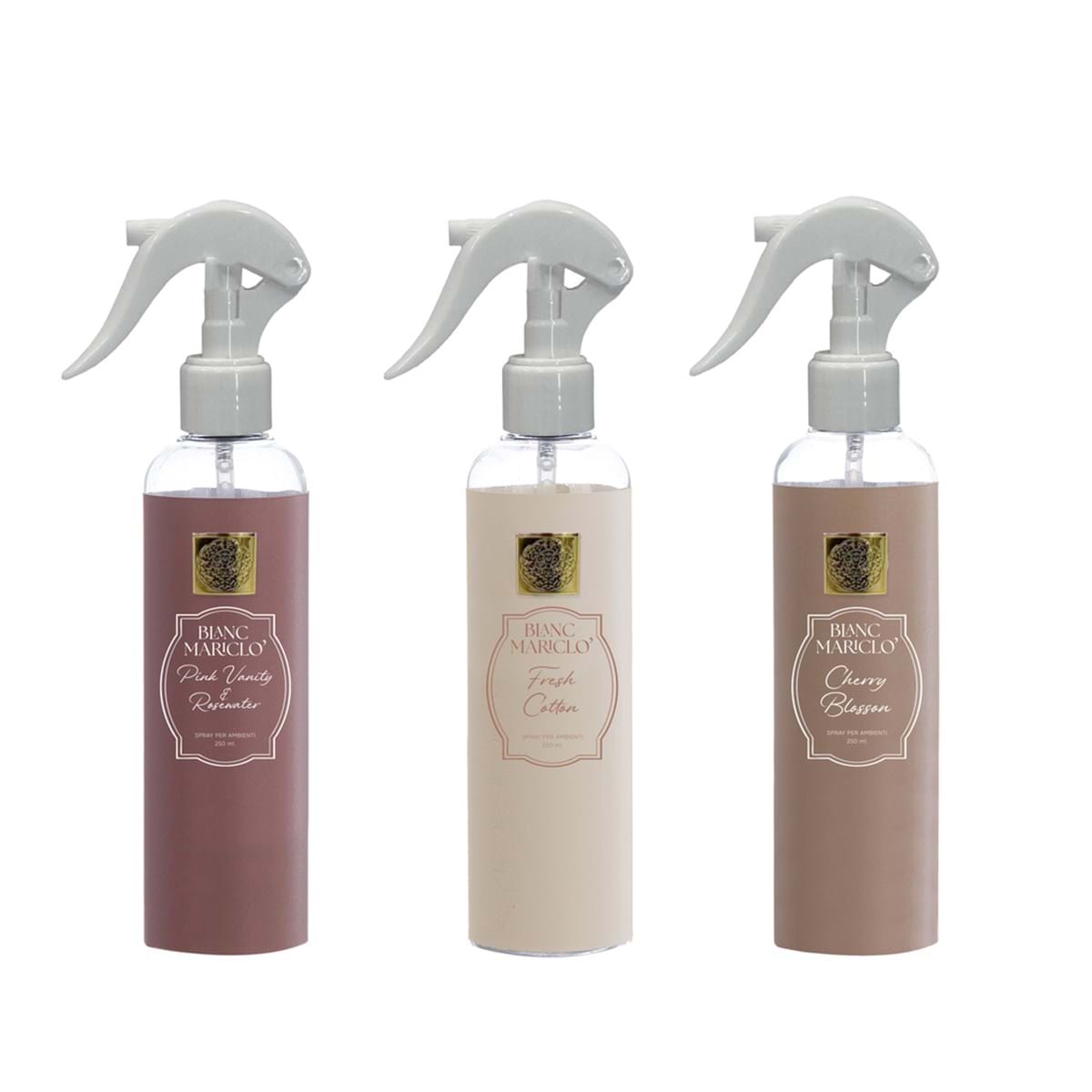 Profumatore Ambiente Spray Blanc Mariclo' – Pink Vanity e Rosewater - 250 ml