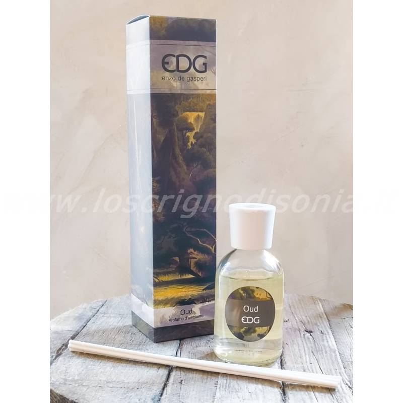 Profumatore Ambiente con Bastoncini EDG Oud - 100 ml