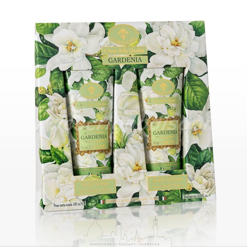 Set Regalo SAF Firenze – Gel Doccia e Crema Corpo alla Gardenia