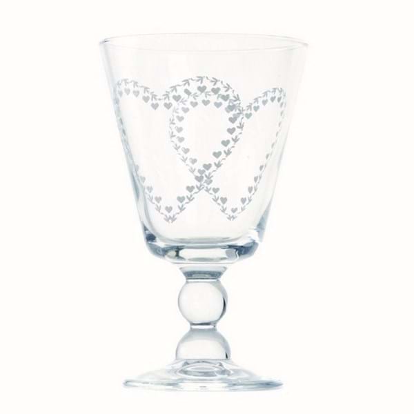 Vaso In Metallo Zincato A Forma Di Cuore - Shabby Chic Rustico - Altezza 22,4 Cm - PHILPETY