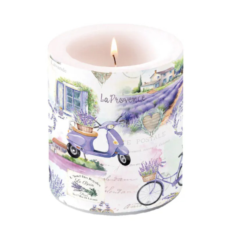 Candela Grande Ambiente 10x10 cm – Decoro La Provence