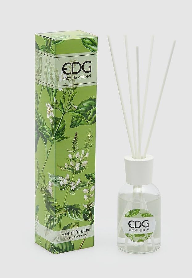 Profumatore Ambiente con Bastoncini EDG Herbal Treasure - 100 ml