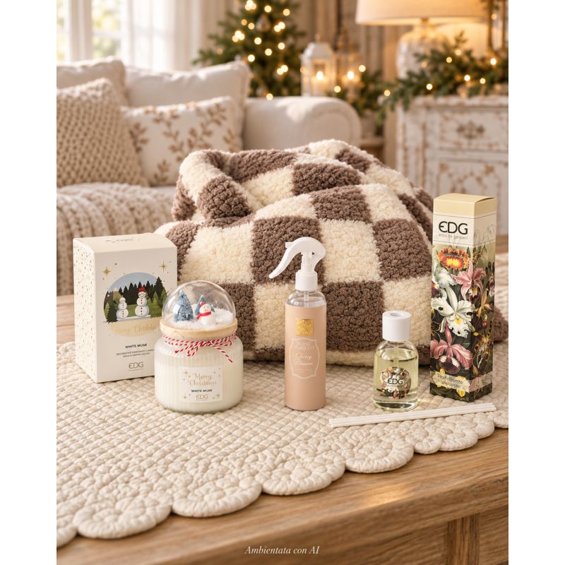 Set Promo Coccole per la Casa Toni Neutri – 5 Articoli Blanc Mariclò ed EDG