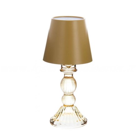 Blanc-Mariclo-lampada-led-da-tavolo-Aurora-Collection-altezza-cm-24-ocra