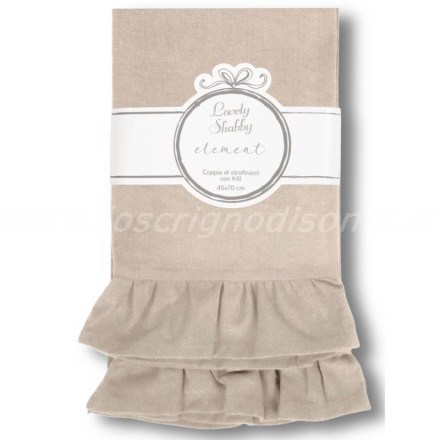 Coppia_Strofinacci_Volant_Shabby_Chic_Lovely_Shabby_Sabbia