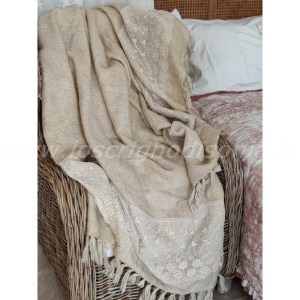 Copridivano 3 posti ShabbyChic tortora - Le Mani Sanno