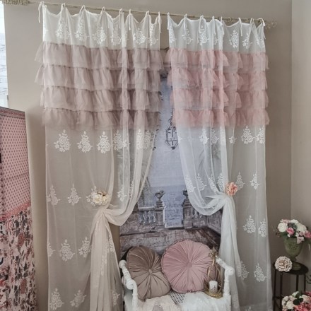 TENDA-SHABBY-CHIC-ANDROMEDA-BICOLORE-CON-ROUCHES-2