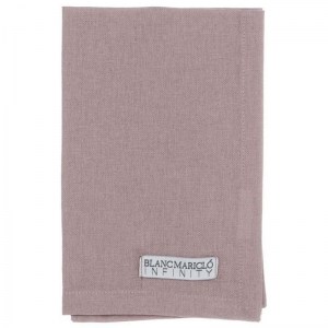 Balnc Mariclò – Tenda Coprente In Cotone Rosa Polvere Con Nappe E Embrasse, Collezione Infinity