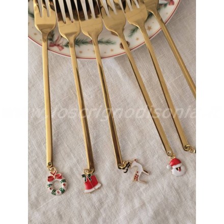 forchettine-dolce-con-decoro-natalizio-isabelle-rose-3
