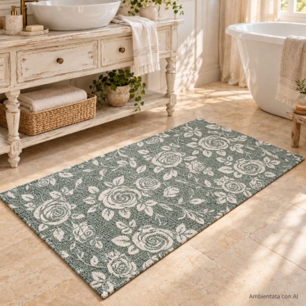 tappeto-bagno-roses-lovely-shabby-verde2