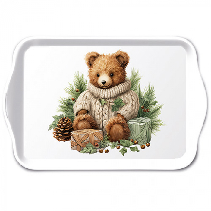 Vassoietto in melamina 13x21 cm Serie Cuddle Bear Ambiente
